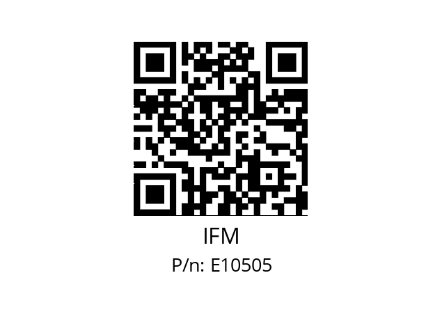   IFM E10505