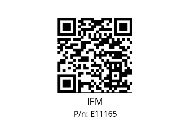   IFM E11165