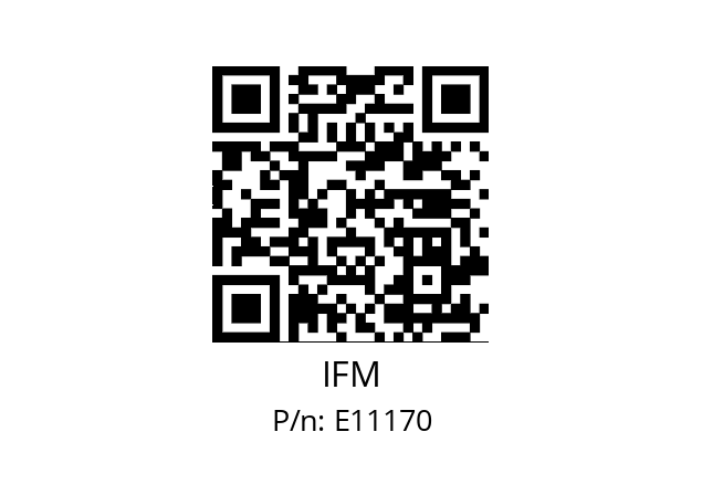   IFM E11170