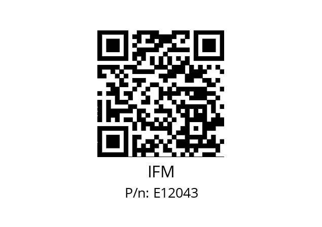   IFM E12043