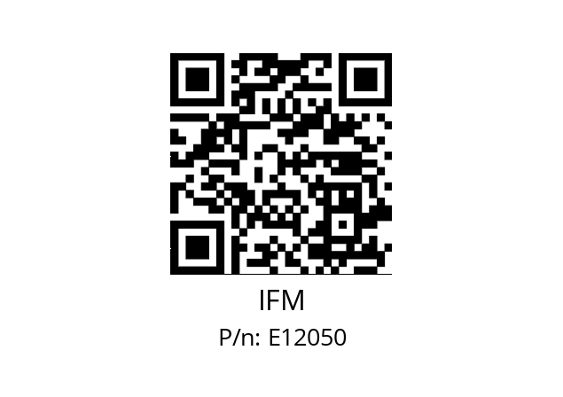   IFM E12050