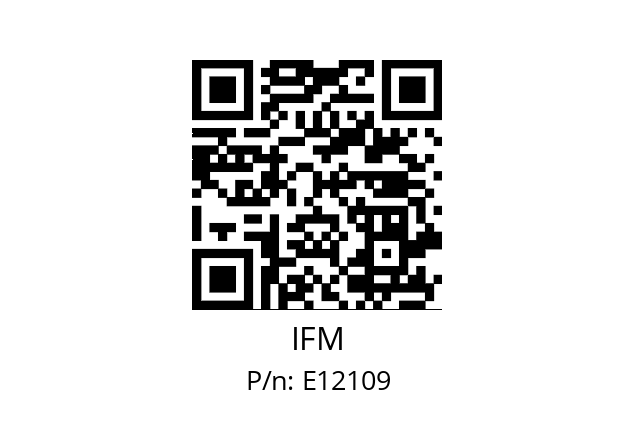   IFM E12109