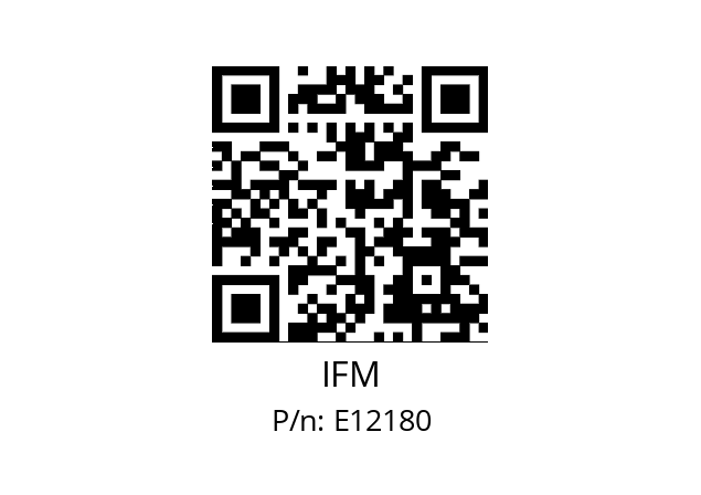   IFM E12180