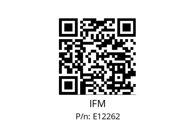   IFM E12262