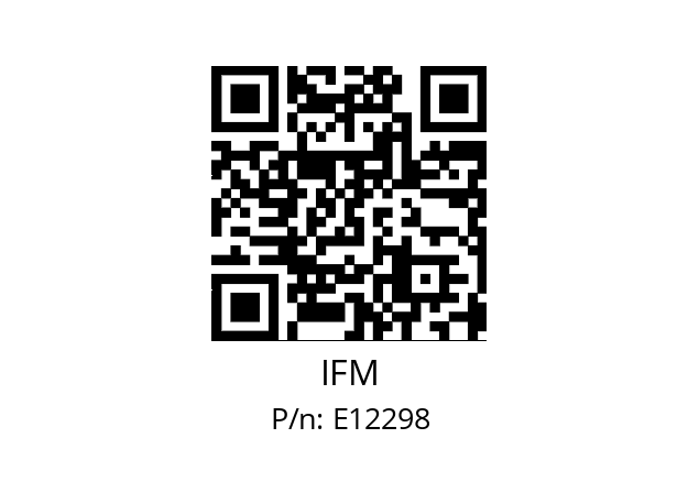   IFM E12298