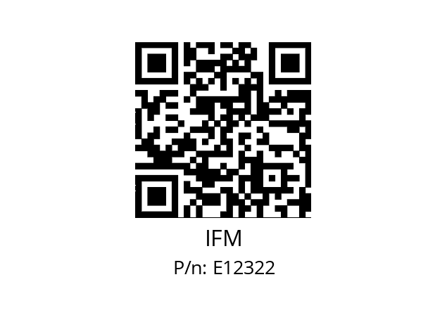   IFM E12322