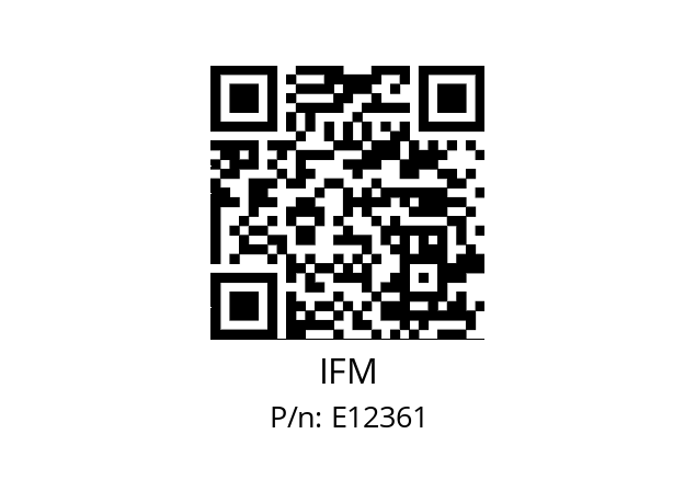   IFM E12361