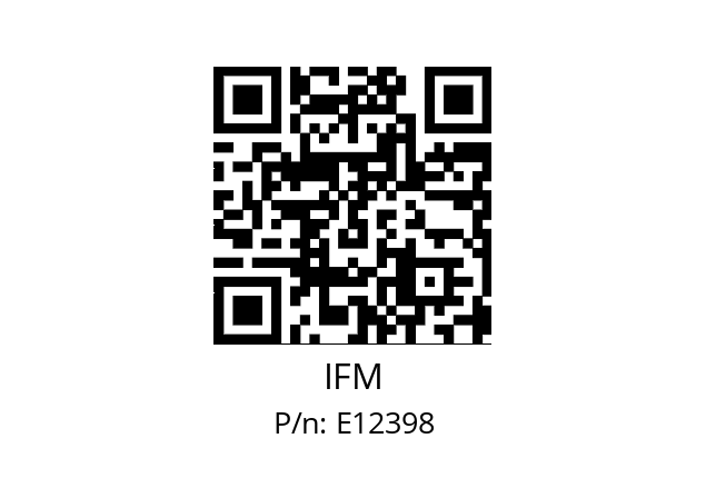   IFM E12398