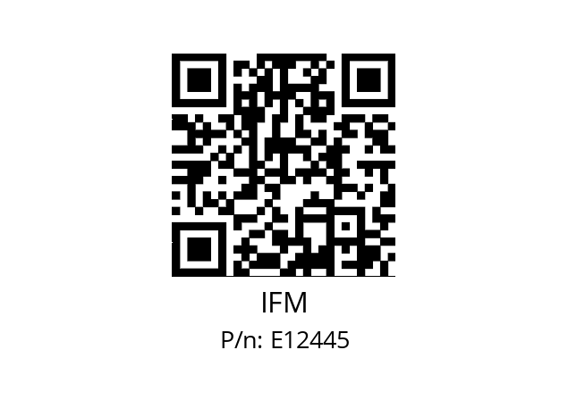   IFM E12445