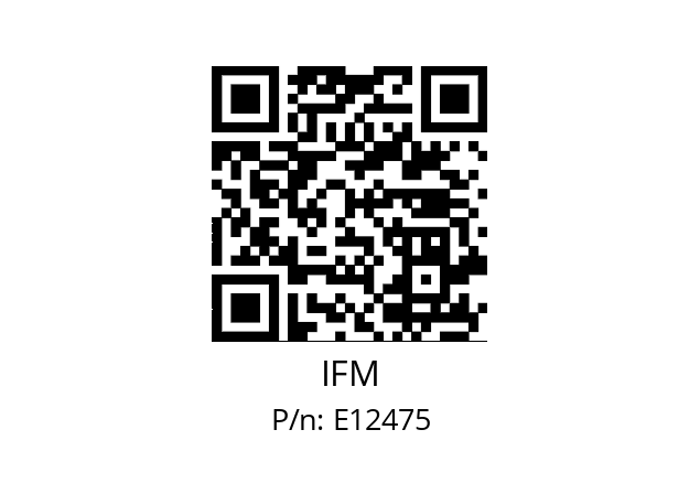   IFM E12475