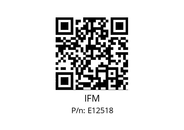   IFM E12518