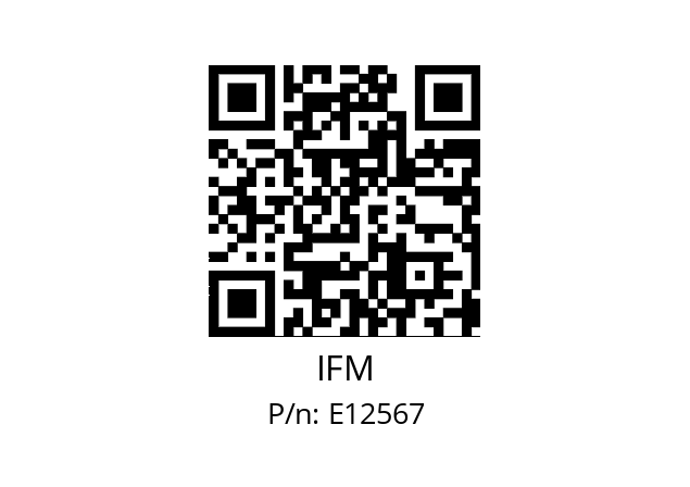   IFM E12567