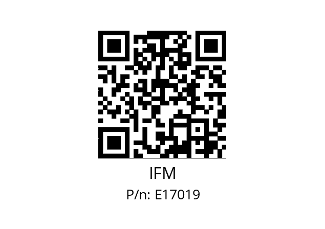   IFM E17019