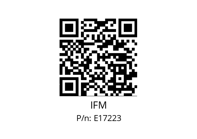   IFM E17223