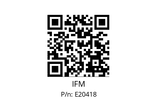   IFM E20418