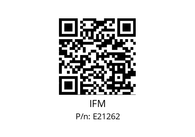   IFM E21262