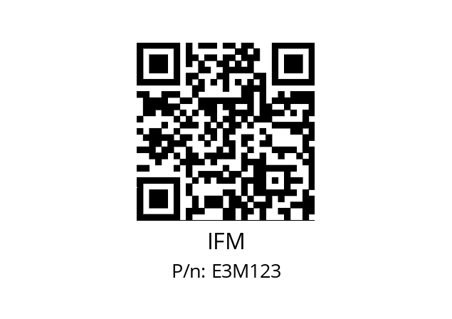   IFM E3M123