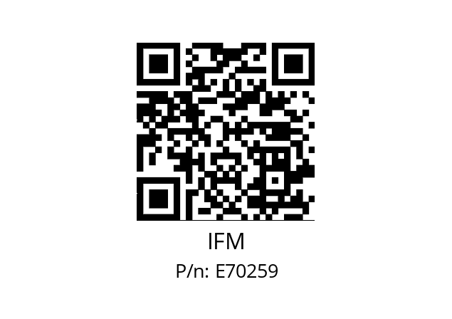   IFM E70259