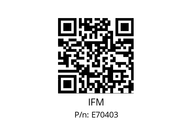   IFM E70403