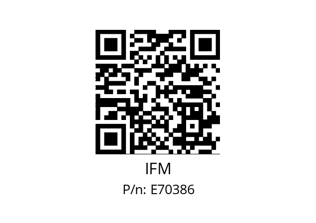   IFM E70386