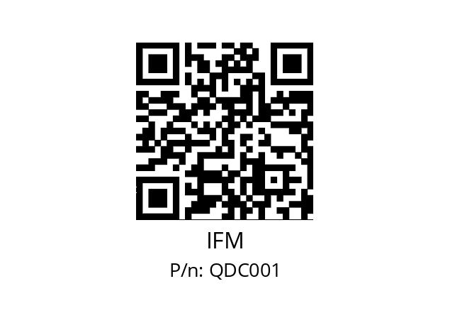   IFM QDC001