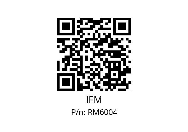   IFM RM6004