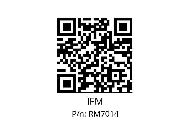   IFM RM7014