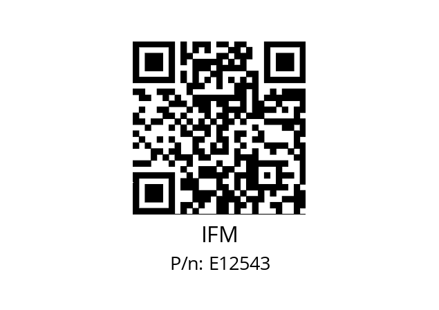   IFM E12543