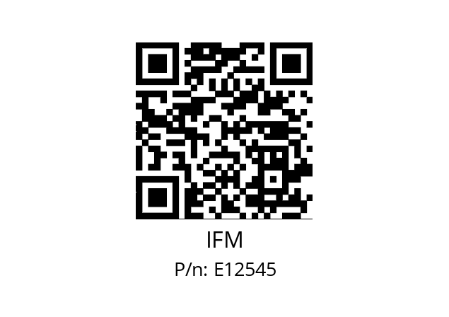   IFM E12545