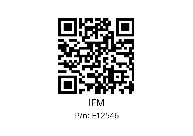   IFM E12546