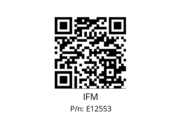   IFM E12553