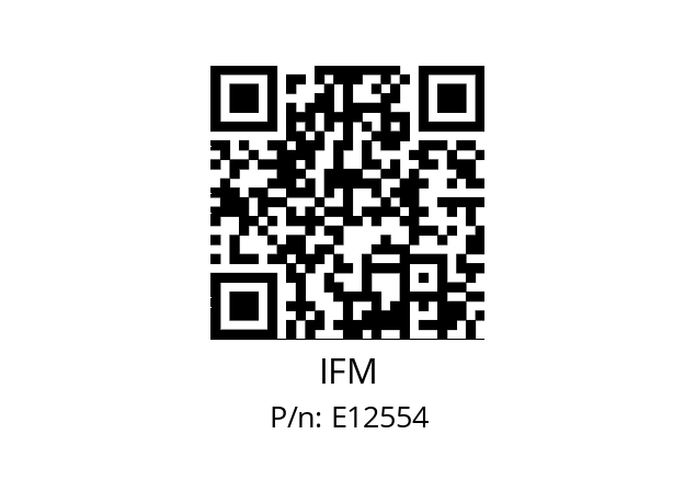   IFM E12554