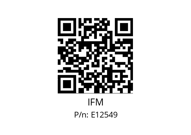   IFM E12549