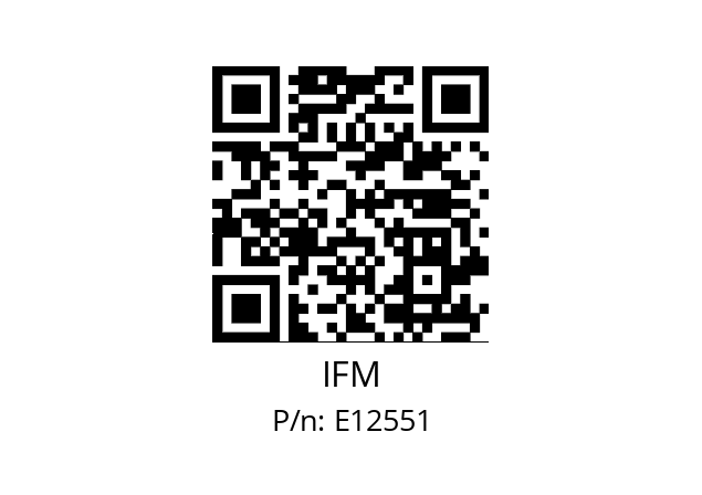   IFM E12551