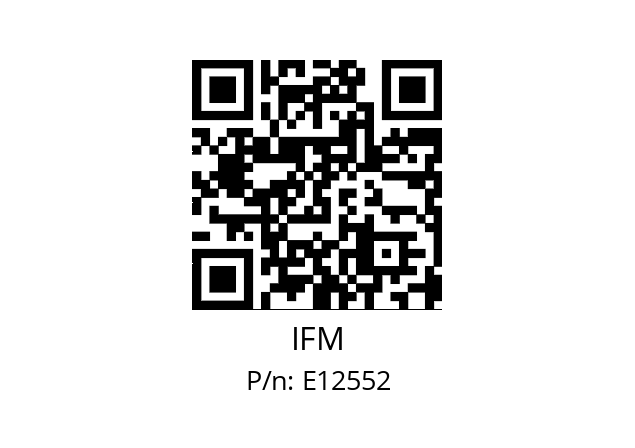   IFM E12552