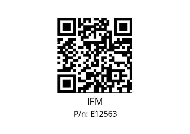   IFM E12563