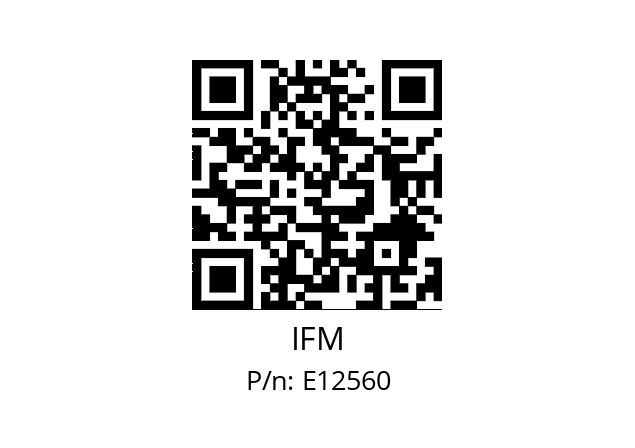   IFM E12560