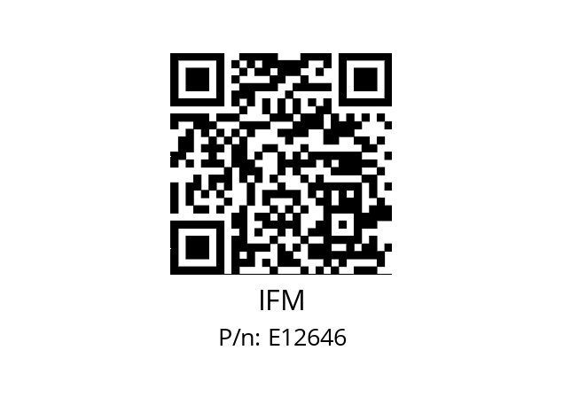   IFM E12646