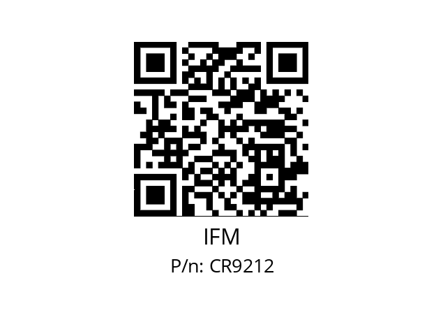   IFM CR9212