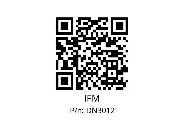   IFM DN3012