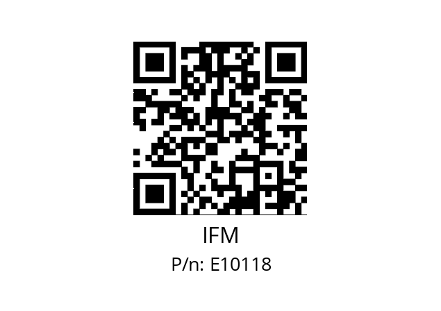   IFM E10118