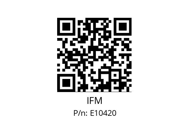   IFM E10420