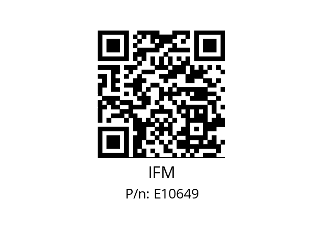   IFM E10649