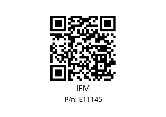   IFM E11145