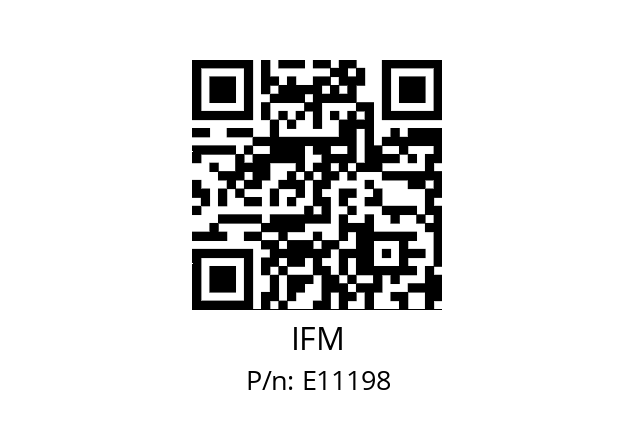   IFM E11198