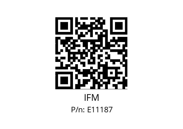   IFM E11187