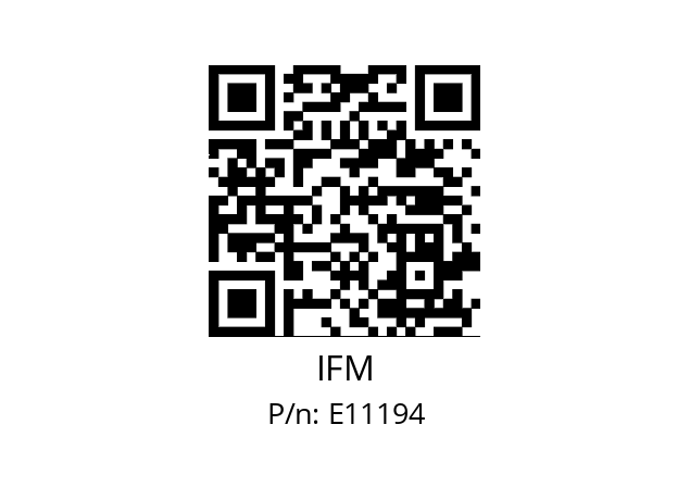   IFM E11194