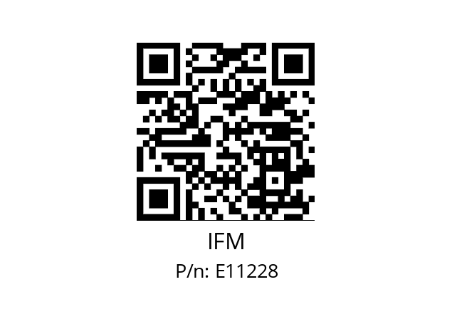   IFM E11228