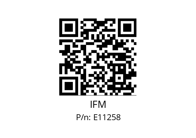   IFM E11258