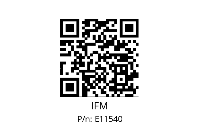   IFM E11540